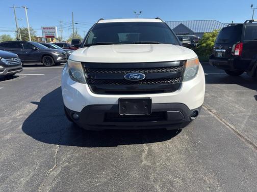 White Platinum Metallic Tri-Coat 2013 Ford Explorer Sport