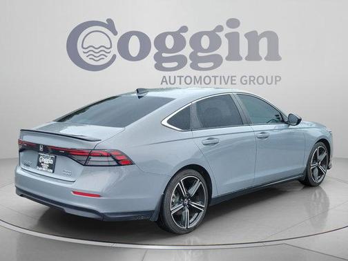 Solar Silver Metallic 2025 Honda Accord Hybrid Sport