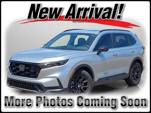 Solar Silver Metallic 2025 Honda CR-V Hybrid Sport-L