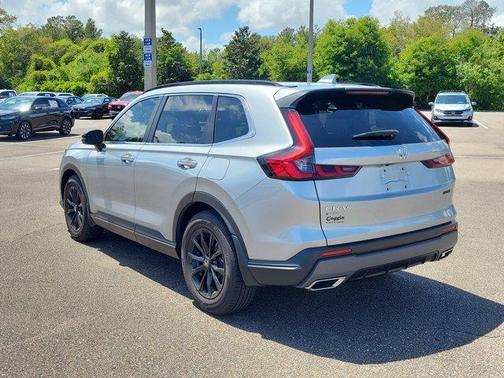 Solar Silver Metallic 2025 Honda CR-V Hybrid Sport-L