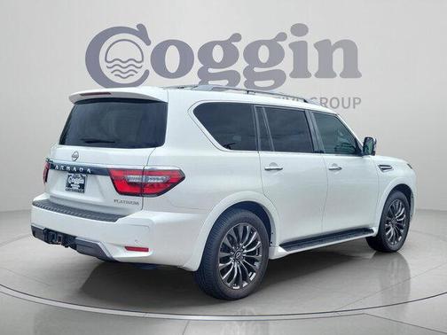 Aspen White 2024 Nissan Armada Platinum