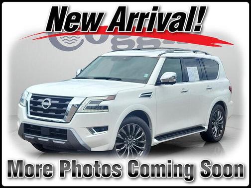 Aspen White 2024 Nissan Armada Platinum