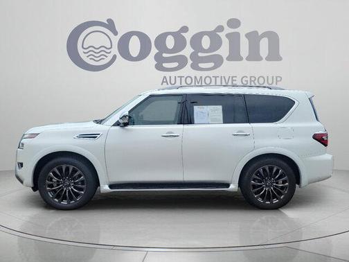 Aspen White 2024 Nissan Armada Platinum