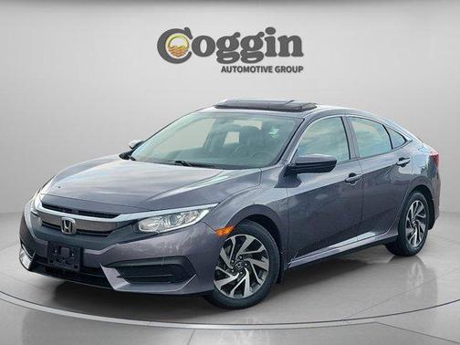 Crystal Black Pearl 2017 Honda Civic EX