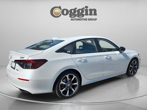 Solar Silver Metallic 2026 Honda Civic Hybrid Sport Touring