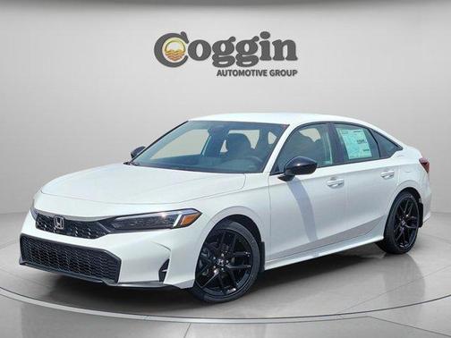 Platinum White Pearl 2026 Honda Civic Sport