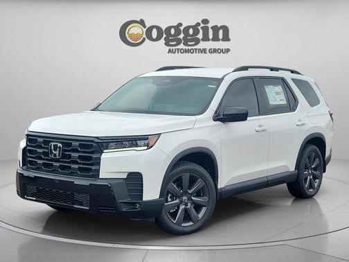 Platinum White Pearl 2026 Honda Pilot Sport