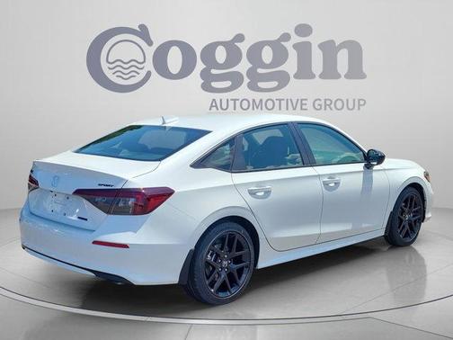 Platinum White Pearl 2026 Honda Civic Hybrid Sport