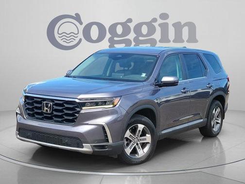 Modern Steel Metallic 2025 Honda Pilot EX-L