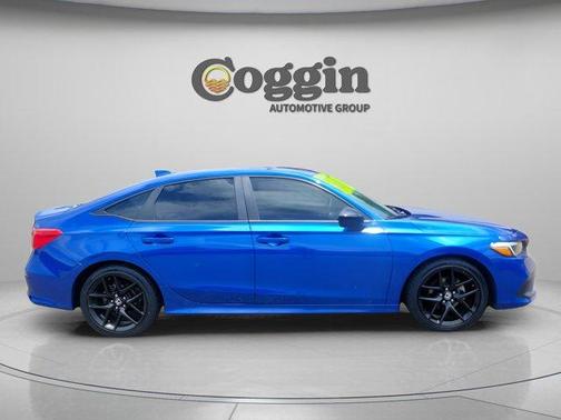 Aegean Blue Metallic 2022 Honda Civic Sport