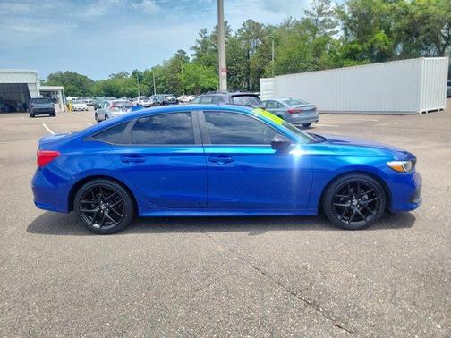 Aegean Blue Metallic 2022 Honda Civic Sport