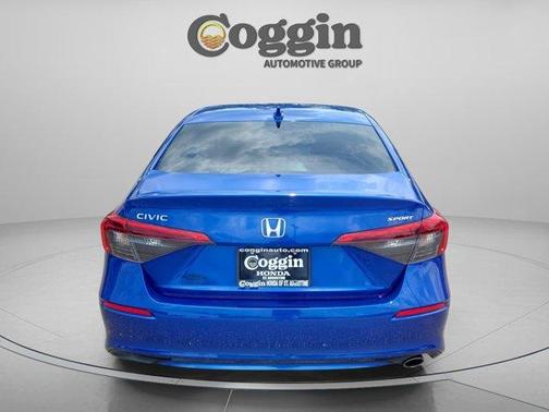 Aegean Blue Metallic 2022 Honda Civic Sport