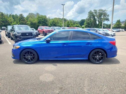Aegean Blue Metallic 2022 Honda Civic Sport