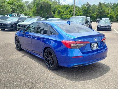 Aegean Blue Metallic 2022 Honda Civic Sport