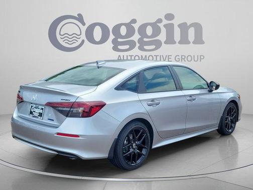 Solar Silver Metallic 2026 Honda Civic Hybrid Sport