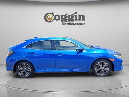 Aegean Blue Metallic 2018 Honda Civic EX-L w/Navi