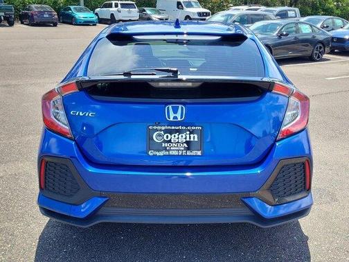 Aegean Blue Metallic 2018 Honda Civic EX-L w/Navi