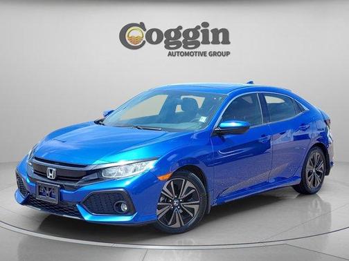 Aegean Blue Metallic 2018 Honda Civic EX-L w/Navi