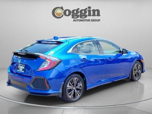 Aegean Blue Metallic 2018 Honda Civic EX-L w/Navi