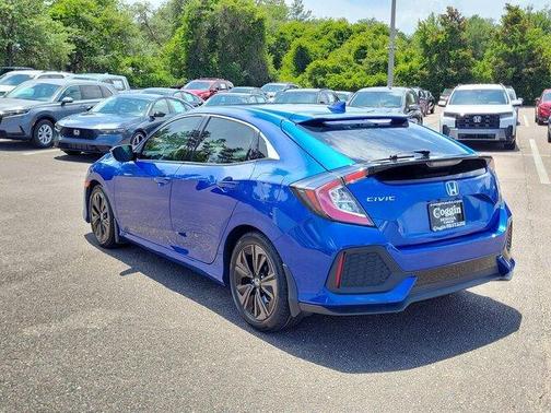 Aegean Blue Metallic 2018 Honda Civic EX-L w/Navi