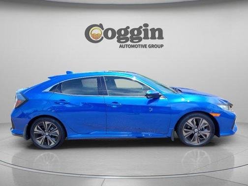 Aegean Blue Metallic 2018 Honda Civic EX-L w/Navi