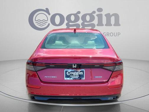 Radiant Red Metallic 2026 Honda Accord Hybrid EX-L