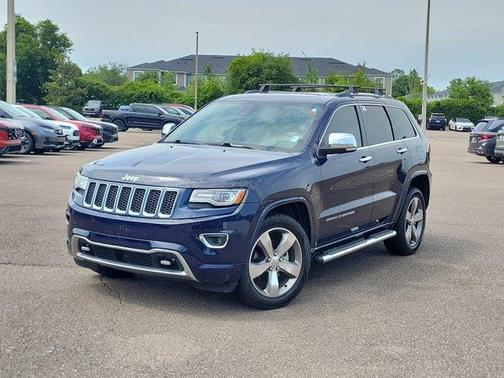 True Blue Pearlcoat 2014 Jeep Grand Cherokee Overland