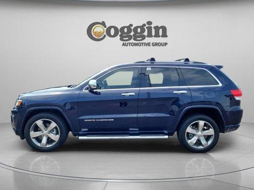 True Blue Pearlcoat 2014 Jeep Grand Cherokee Overland