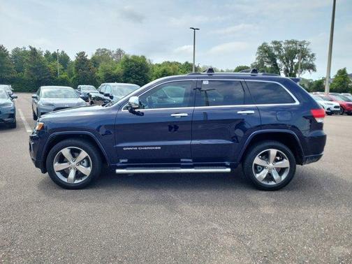 True Blue Pearlcoat 2014 Jeep Grand Cherokee Overland