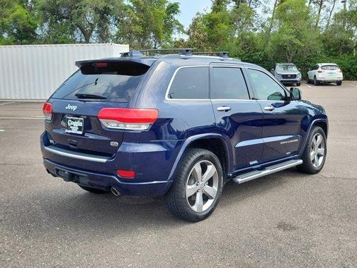 True Blue Pearlcoat 2014 Jeep Grand Cherokee Overland