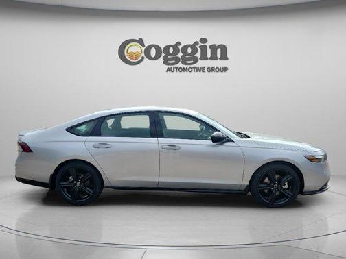 Solar Silver Metallic 2026 Honda Accord Hybrid Sport-L