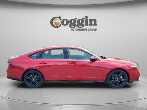 Radiant Red Metallic 2026 Honda Accord Hybrid Sport-L