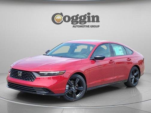 Radiant Red Metallic 2026 Honda Accord Hybrid Sport-L