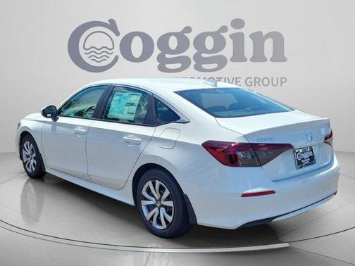 Platinum White Pearl 2026 Honda Civic LX