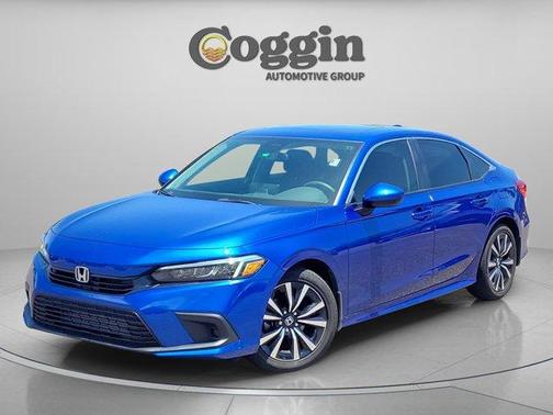 Aegean Blue Metallic 2023 Honda Civic EX