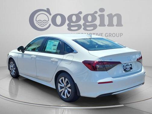 Platinum White Pearl 2026 Honda Civic LX