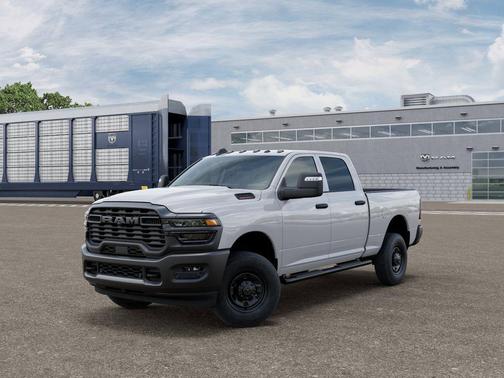 Bright White Clearcoat 2026 RAM 2500 Tradesman Crew Cab 4x4 6'4' Box