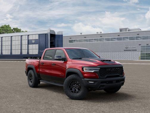 Molten Red Pearlcoat 2026 RAM 1500 RHO Crew Cab 4x4 5'7' Box