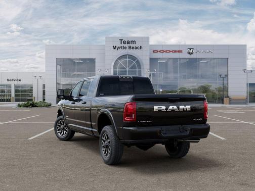 Diamond Black Crystal Pearlcoat 2026 RAM 2500 Limited Mega Cab 4x4 6'4' Box