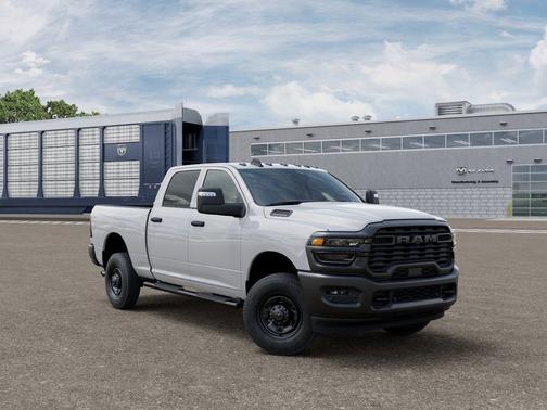 Bright White Clearcoat 2026 RAM 2500 Tradesman Crew Cab 4x4 6'4' Box