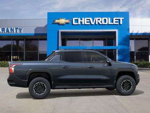 Blue Smoke Metallic 2026 Chevrolet Silverado EV Trail Boss