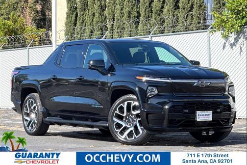 Black 2024 Chevrolet Silverado EV First-Edition RST 4WD