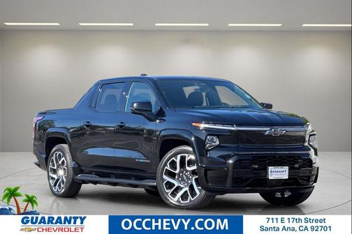 Black 2024 Chevrolet Silverado EV First-Edition RST 4WD