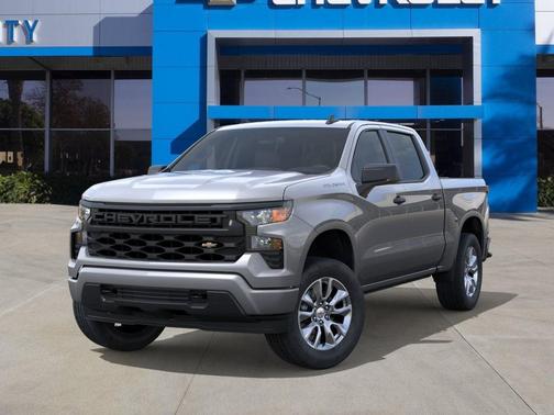 Sterling Gray Metallic 2026 Chevrolet Silverado 1500 Custom