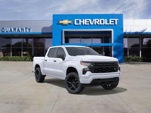Summit White 2026 Chevrolet Silverado 1500 Custom Truck