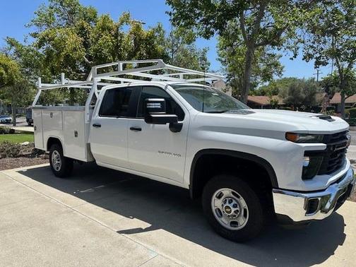 Summit White 2026 Chevrolet Silverado 2500 Regular Cab, Long Bed, WT, RWD