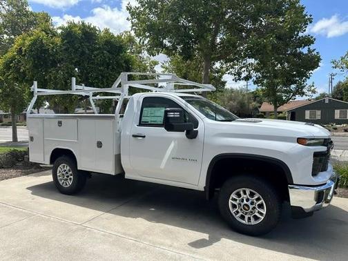Summit White 2026 Chevrolet Silverado 2500 Regular Cab, Long Bed, WT, RWD
