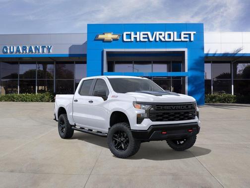 Summit White 2026 Chevrolet Silverado 1500 Custom Trail Boss