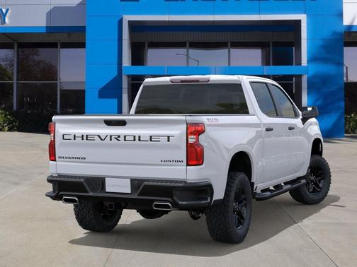 Summit White 2026 Chevrolet Silverado 1500 Custom Trail Boss