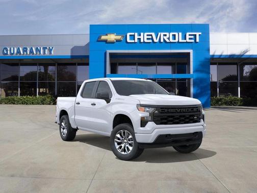 Summit White 2026 Chevrolet Silverado 1500 Custom